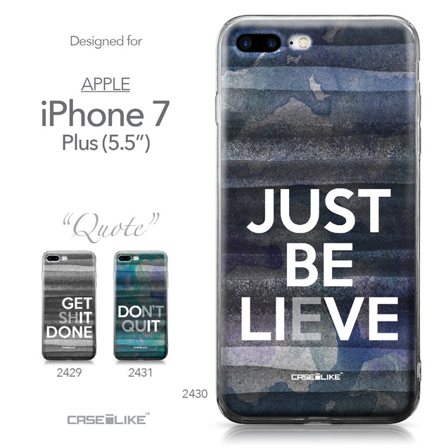 Apple iPhone 7 Plus case Quote 2430 Collection | CASEiLIKE.com