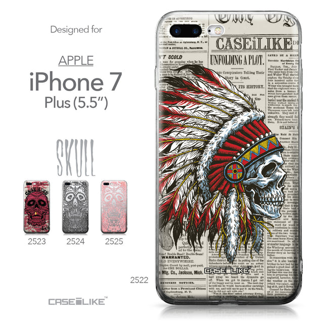 Apple iPhone 7 Plus case Art of Skull 2522 Collection | CASEiLIKE.com