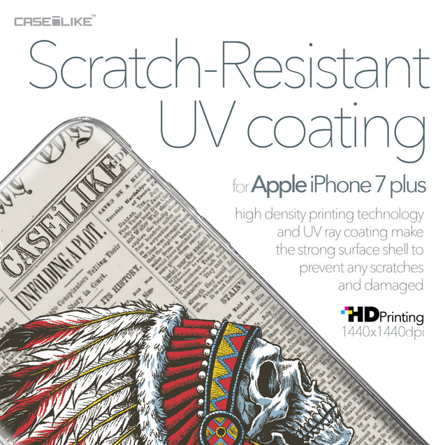 Apple iPhone 7 Plus case Art of Skull 2522 with UV-Coating Scratch-Resistant Case | CASEiLIKE.com