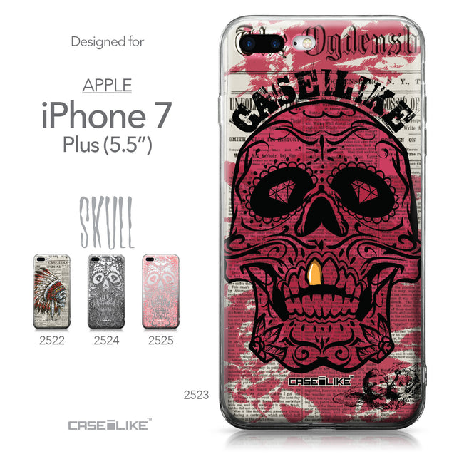Apple iPhone 7 Plus case Art of Skull 2523 Collection | CASEiLIKE.com