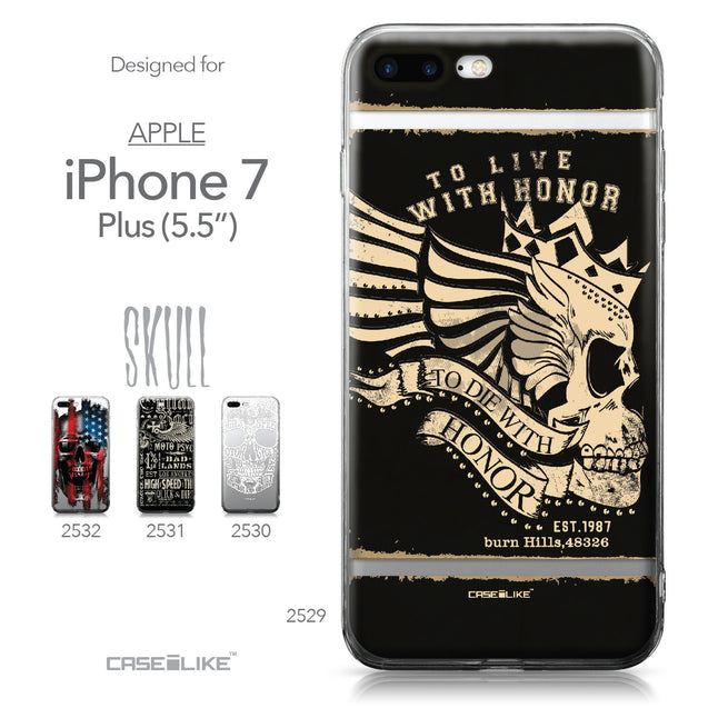 Apple iPhone 7 Plus case Art of Skull 2529 Collection | CASEiLIKE.com