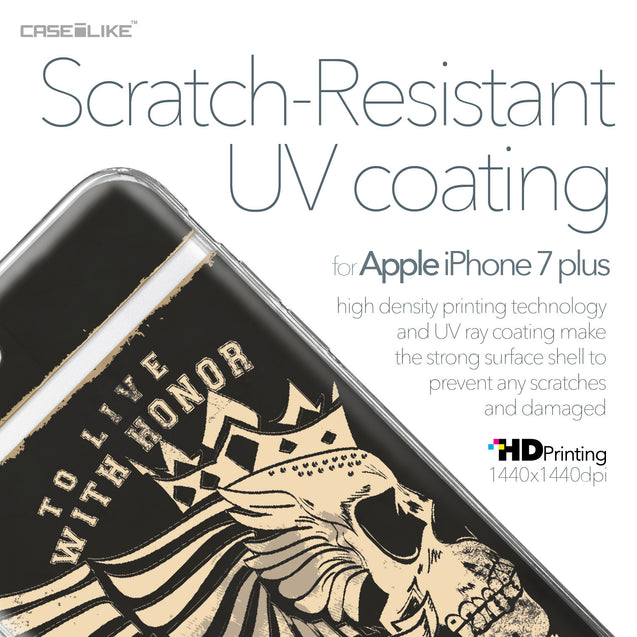 Apple iPhone 7 Plus case Art of Skull 2529 with UV-Coating Scratch-Resistant Case | CASEiLIKE.com