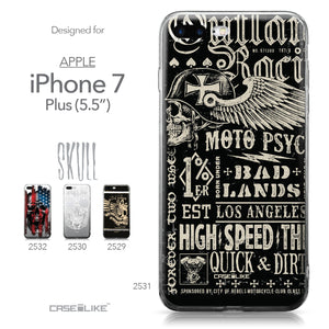 Apple iPhone 7 Plus case Art of Skull 2531 Collection | CASEiLIKE.com