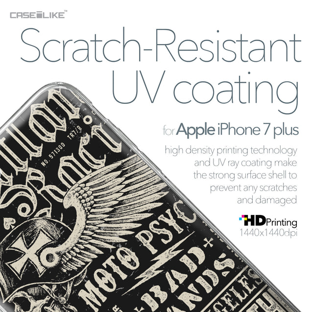 Apple iPhone 7 Plus case Art of Skull 2531 with UV-Coating Scratch-Resistant Case | CASEiLIKE.com