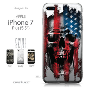 Apple iPhone 7 Plus case Art of Skull 2532 Collection | CASEiLIKE.com