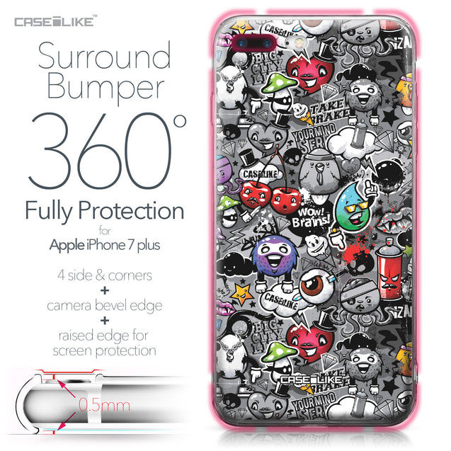 Apple iPhone 7 Plus case Graffiti 2709 Bumper Case Protection | CASEiLIKE.com