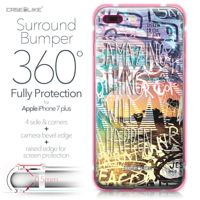 Apple iPhone 7 Plus case Graffiti 2729 Bumper Case Protection | CASEiLIKE.com