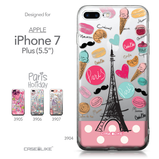 Apple iPhone 7 Plus case Paris Holiday 3904 Collection | CASEiLIKE.com