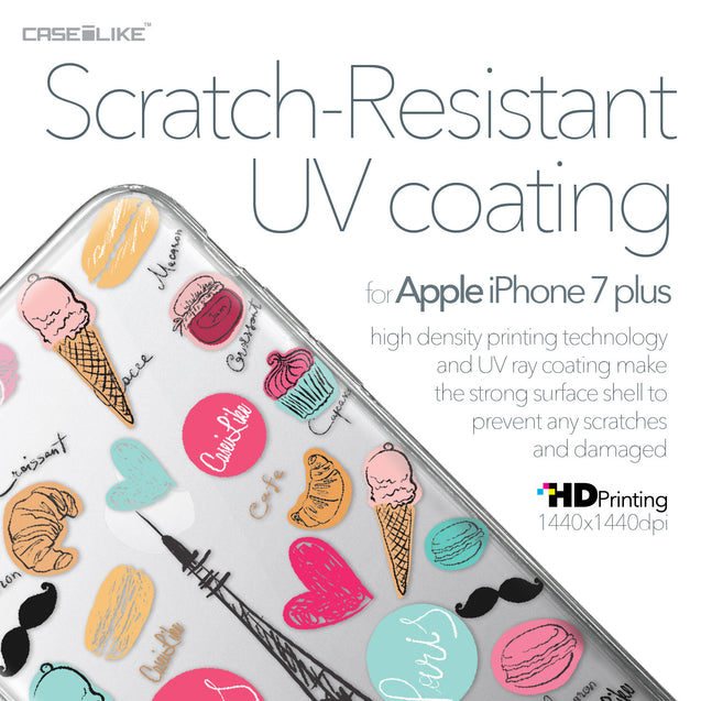 Apple iPhone 7 Plus case Paris Holiday 3904 with UV-Coating Scratch-Resistant Case | CASEiLIKE.com