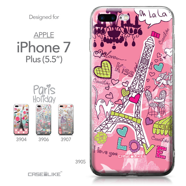 Apple iPhone 7 Plus case Paris Holiday 3905 Collection | CASEiLIKE.com