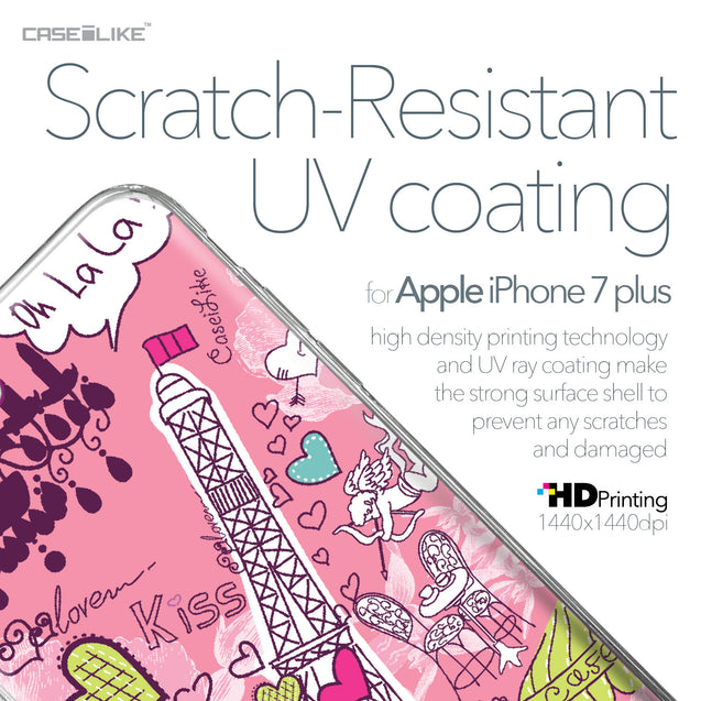 Apple iPhone 7 Plus case Paris Holiday 3905 with UV-Coating Scratch-Resistant Case | CASEiLIKE.com