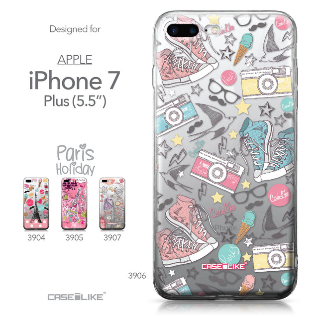 Apple iPhone 7 Plus case Paris Holiday 3906 Collection | CASEiLIKE.com