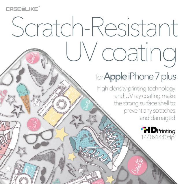 Apple iPhone 7 Plus case Paris Holiday 3906 with UV-Coating Scratch-Resistant Case | CASEiLIKE.com