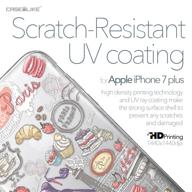 Apple iPhone 7 Plus case Paris Holiday 3907 with UV-Coating Scratch-Resistant Case | CASEiLIKE.com