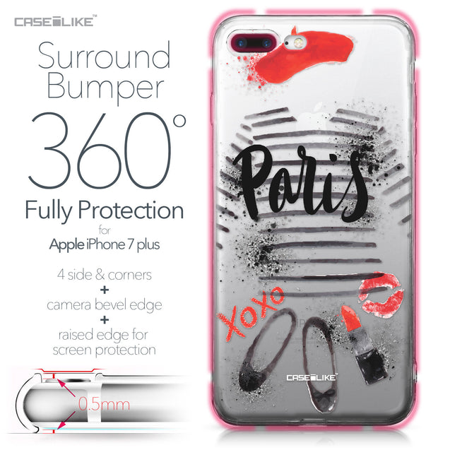Apple iPhone 7 Plus case Paris Holiday 3909 Bumper Case Protection | CASEiLIKE.com