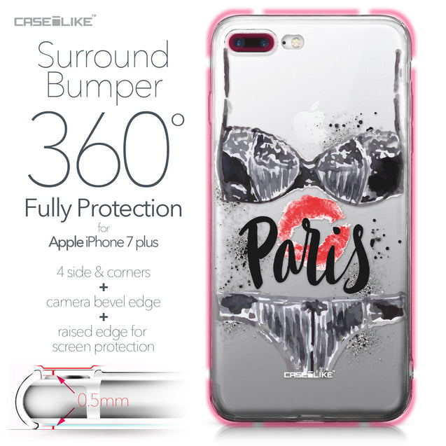 Apple iPhone 7 Plus case Paris Holiday 3910 Bumper Case Protection | CASEiLIKE.com