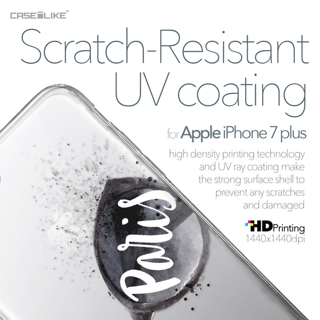 Apple iPhone 7 Plus case Paris Holiday 3911 with UV-Coating Scratch-Resistant Case | CASEiLIKE.com