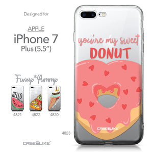 Apple iPhone 7 Plus case Dounuts 4823 Collection | CASEiLIKE.com
