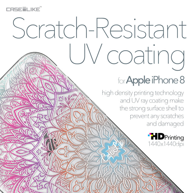 Apple iPhone 8 case Mandala Art 2090 with UV-Coating Scratch-Resistant Case | CASEiLIKE.com