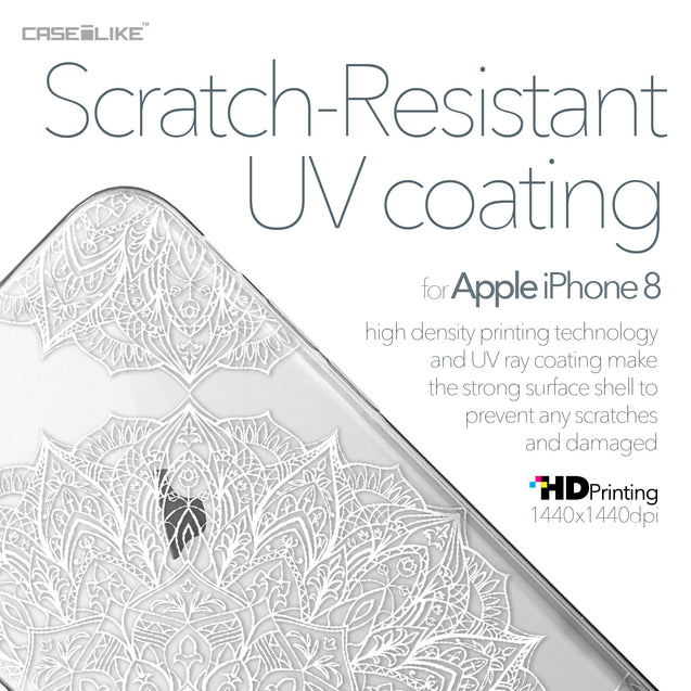 Apple iPhone 8 case Mandala Art 2091 with UV-Coating Scratch-Resistant Case | CASEiLIKE.com