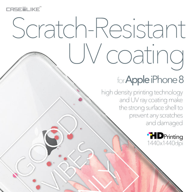 Apple iPhone 8 case Gerbera 2258 with UV-Coating Scratch-Resistant Case | CASEiLIKE.com