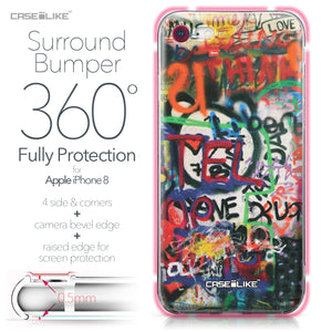Apple iPhone 8 case Graffiti 2721 Bumper Case Protection | CASEiLIKE.com