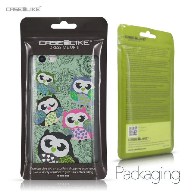 Apple iPhone 8 case Owl Graphic Design 3313 Retail Packaging | CASEiLIKE.com