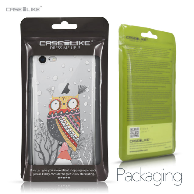 Apple iPhone 8 case Owl Graphic Design 3317 Retail Packaging | CASEiLIKE.com