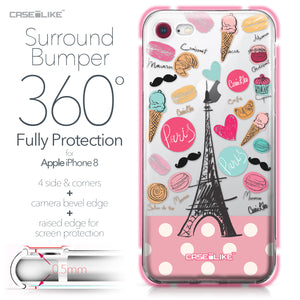 Apple iPhone 8 case Paris Holiday 3904 Bumper Case Protection | CASEiLIKE.com