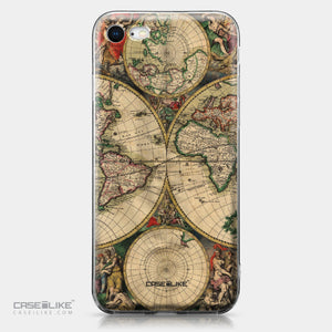 Apple iPhone 8 case World Map Vintage 4607 | CASEiLIKE.com