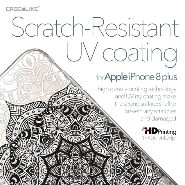 Apple iPhone 8 Plus case Mandala Art 2097 with UV-Coating Scratch-Resistant Case | CASEiLIKE.com