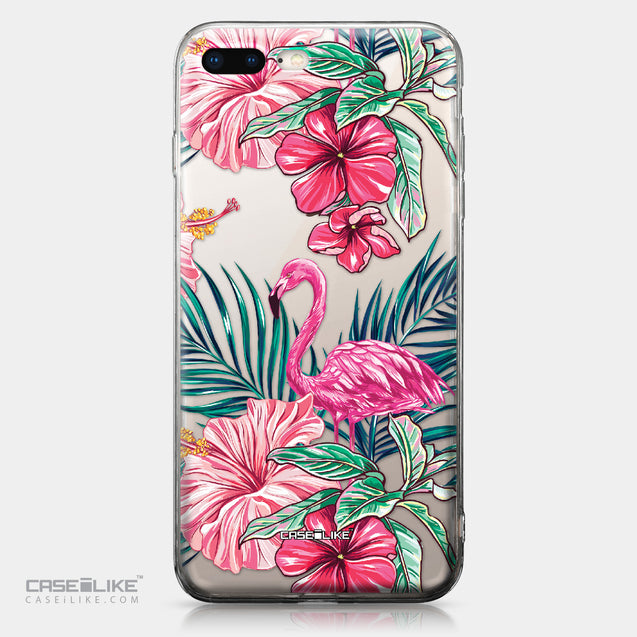 Apple iPhone 8 Plus case Tropical Flamingo 2239 | CASEiLIKE.com