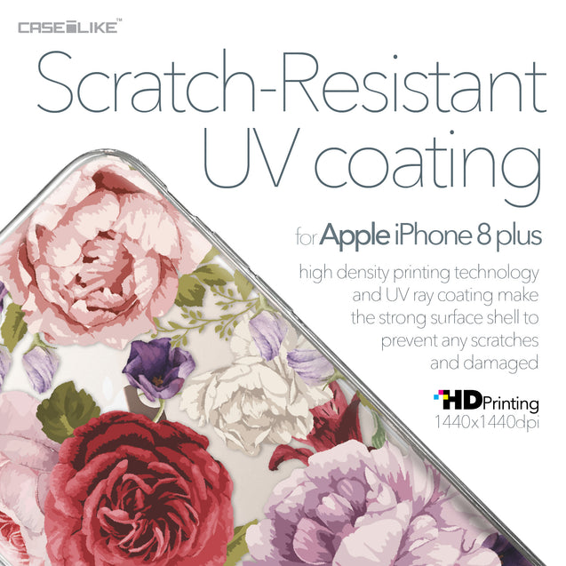 Apple iPhone 8 Plus case Mixed Roses 2259 with UV-Coating Scratch-Resistant Case | CASEiLIKE.com