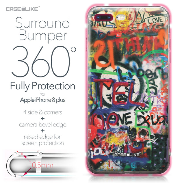 Apple iPhone 8 Plus case Graffiti 2721 Bumper Case Protection | CASEiLIKE.com