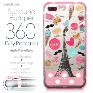 Apple iPhone 8 Plus case Paris Holiday 3904 Bumper Case Protection | CASEiLIKE.com