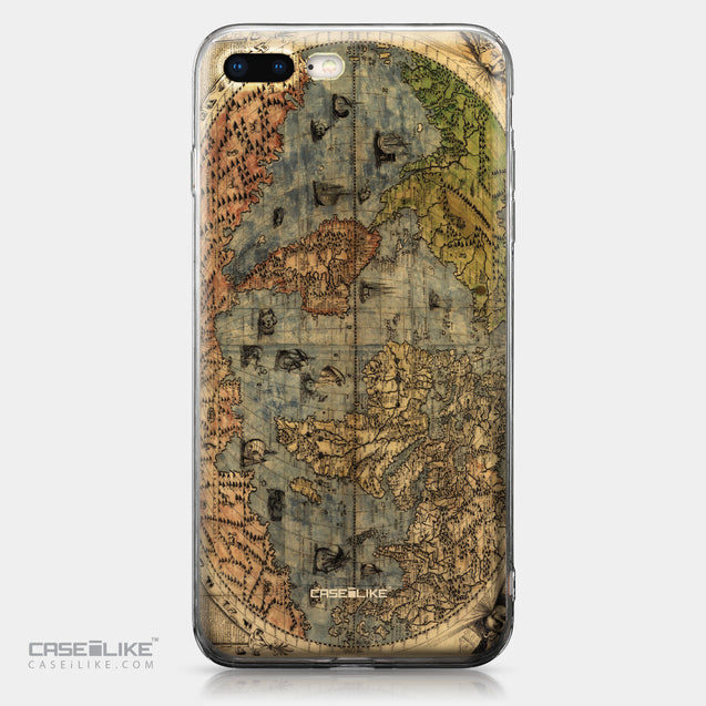 Apple iPhone 8 Plus case World Map Vintage 4608 | CASEiLIKE.com