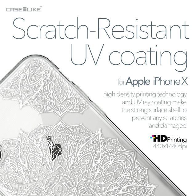 Apple iPhone X case Mandala Art 2091 with UV-Coating Scratch-Resistant Case | CASEiLIKE.com