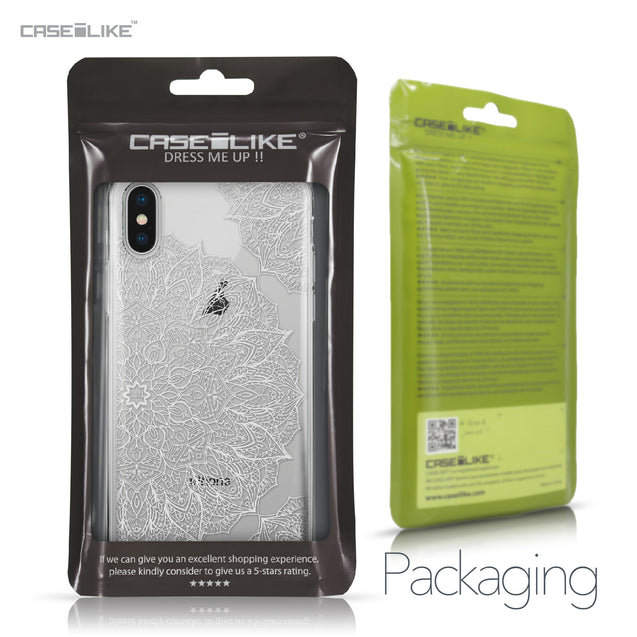 Apple iPhone X case Mandala Art 2091 Retail Packaging | CASEiLIKE.com