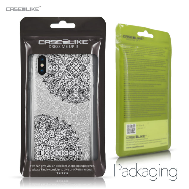 Apple iPhone X case Mandala Art 2093 Retail Packaging | CASEiLIKE.com