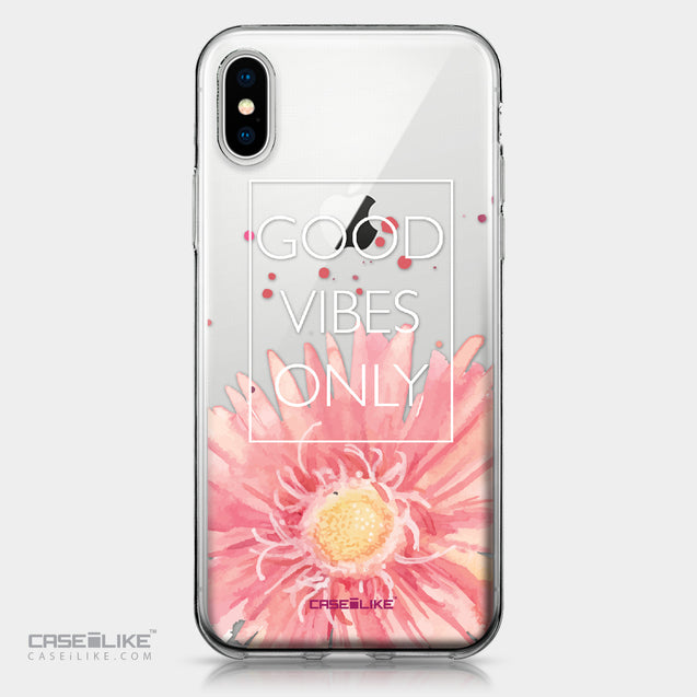 Apple iPhone X case Gerbera 2258 | CASEiLIKE.com