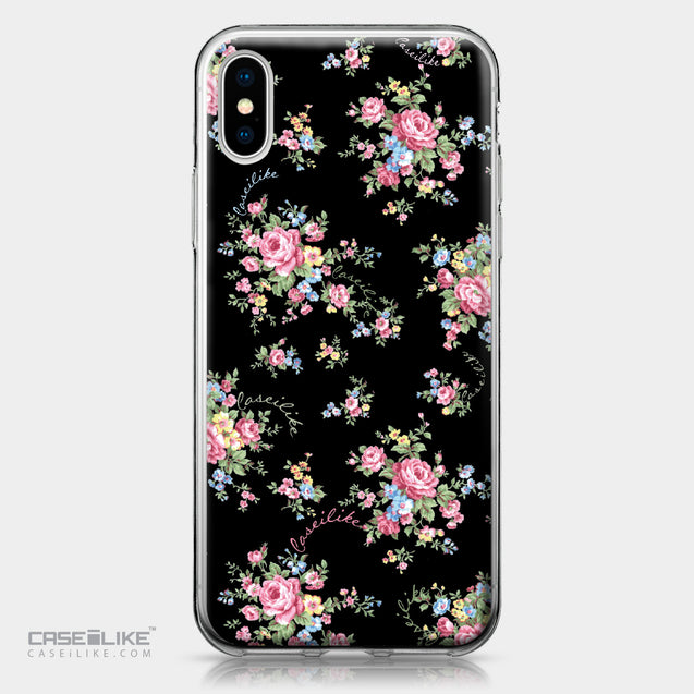 Apple iPhone X case Floral Rose Classic 2261 | CASEiLIKE.com