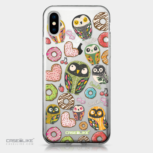 Apple iPhone X case Owl Graphic Design 3315 | CASEiLIKE.com