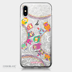 Apple iPhone X case Owl Graphic Design 3316 | CASEiLIKE.com