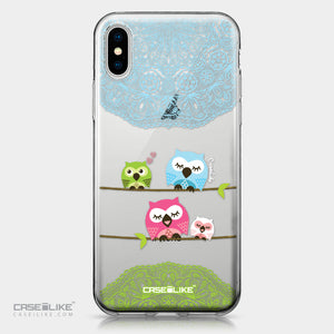 Apple iPhone X case Owl Graphic Design 3318 | CASEiLIKE.com