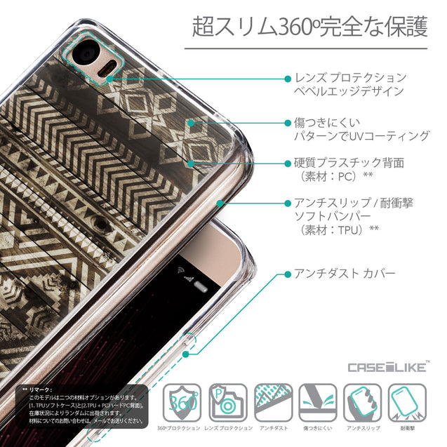 Details in Japanese - CASEiLIKE Xiaomi Mi 5 back cover Indian Tribal Theme Pattern 2050