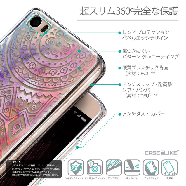 Details in Japanese - CASEiLIKE Xiaomi Mi 5 back cover Indian Line Art 2065