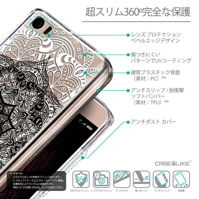Details in Japanese - CASEiLIKE Xiaomi Mi 5 back cover Mandala Art 2097