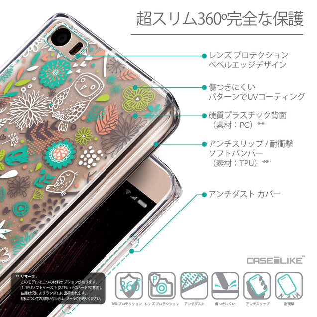 Details in Japanese - CASEiLIKE Xiaomi Mi 5 back cover Spring Forest White 2241