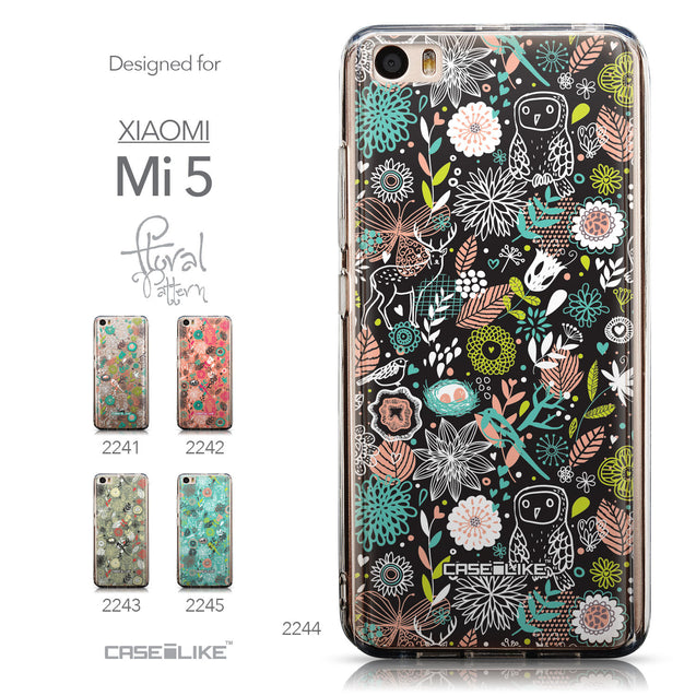 Collection - CASEiLIKE Xiaomi Mi 5 back cover Spring Forest Black 2244