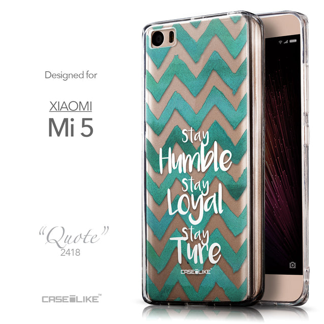 Front & Side View - CASEiLIKE Xiaomi Mi 5 back cover Quote 2418